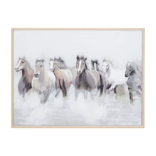 Gray Polystone Modern Farmhouse Framed Wall Art, 30" x 40"